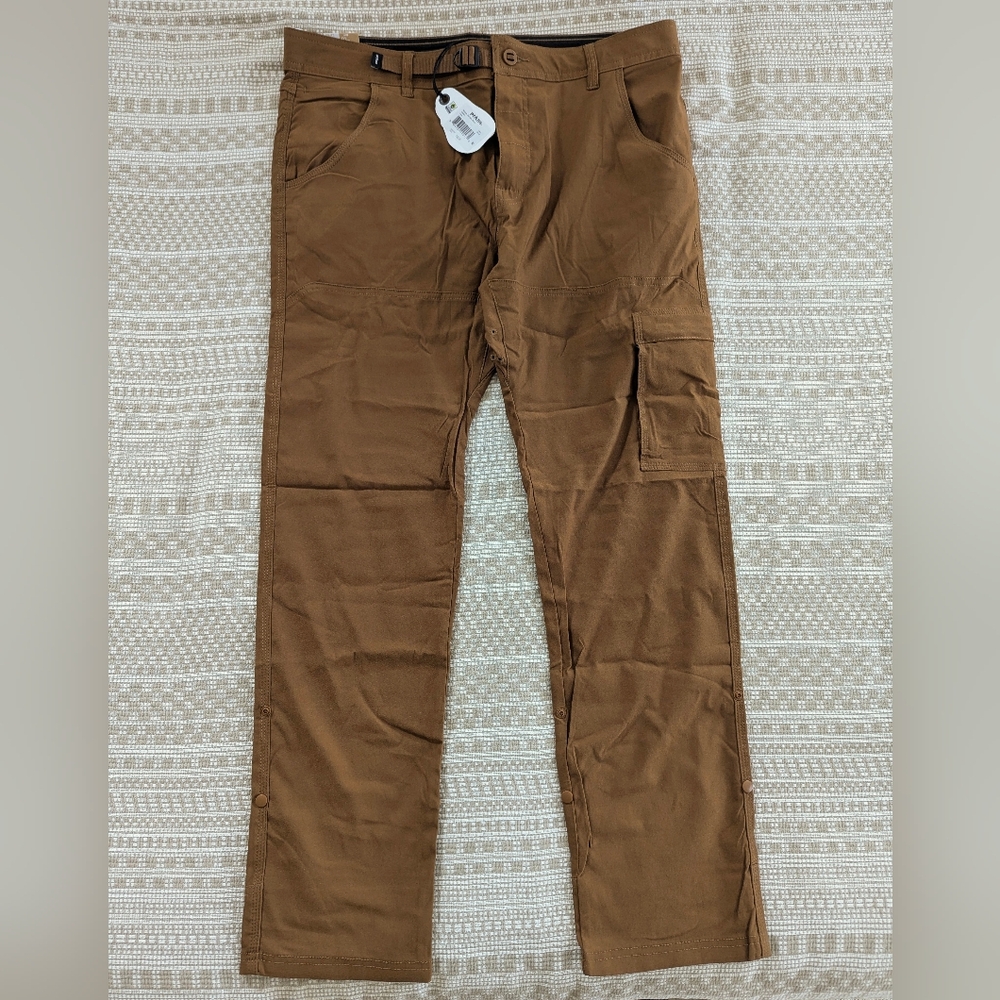 Prana Men's Brown Zion Slim 36x32 NWT